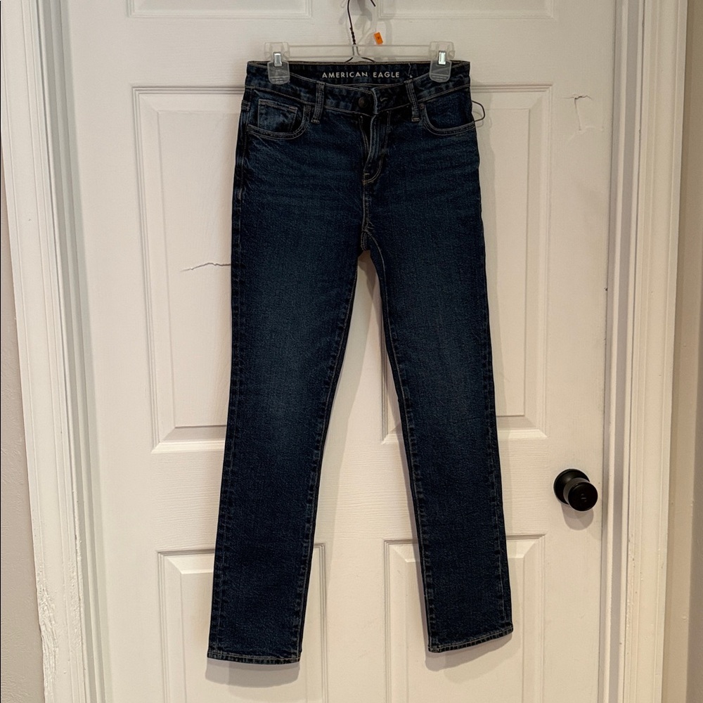 American Eagle Outfitters Dark Blue Stretch Jeans